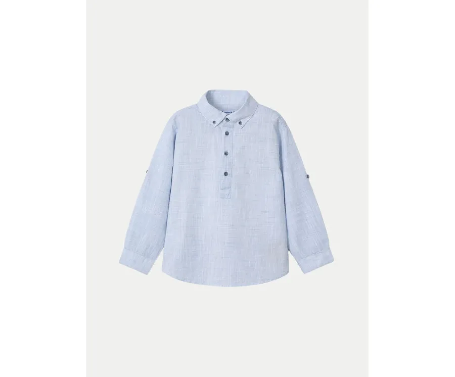 obrazek 1 Mayoral Koszula 3118 Niebieski Regular Fit