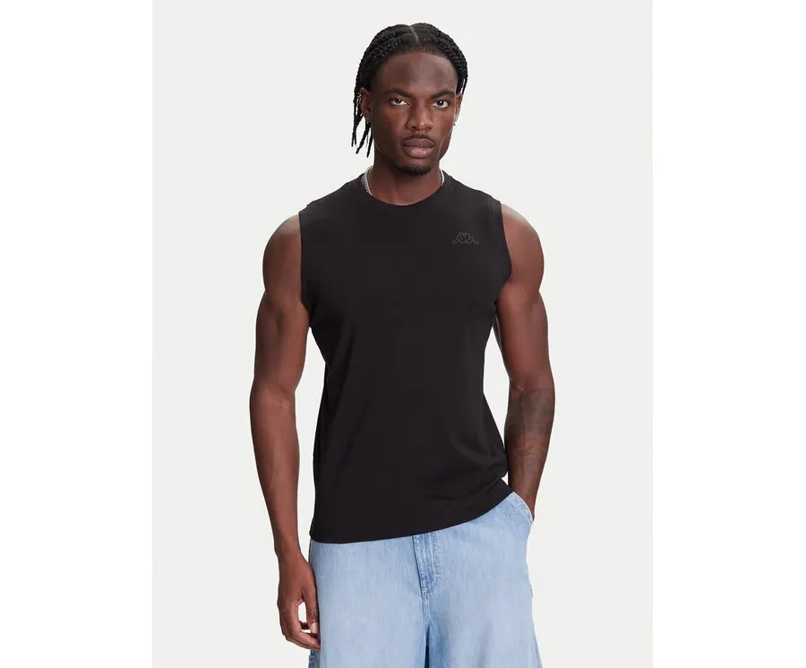 obrazek 1 Kappa Tank top Logo Corpo Cadwal 303HZB0 Czarny Regular Fit