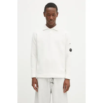 Zdjęcie C.P. Company sweter bawełniany męski kolor beżowy 18CMKN070A005687G