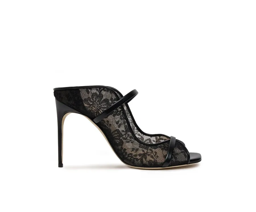 obrazek 1 MALONE SOULIERS Klapki Noah 90-16 Czarny