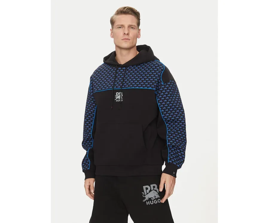 obrazek 1 HUGO Bluza Dilverston_RB 50542808 Czarny Regular Fit