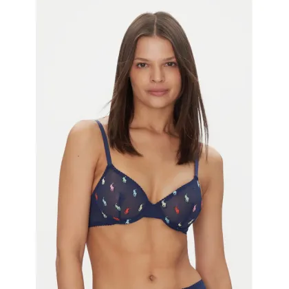 Zdjęcie Polo Ralph Lauren Biustonosz z fiszbiną 4P0210 Granatowy