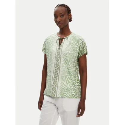 Zdjęcie Olsen Bluzka 11105099 Zielony Regular Fit