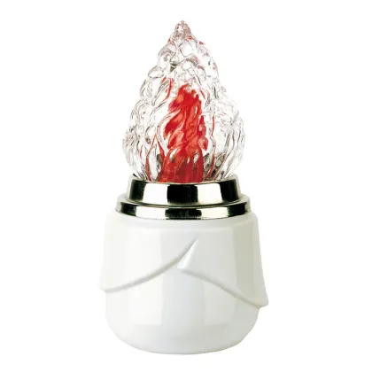 Zdjęcie Porcelanowa lampa na nagrobki 13,5 cm