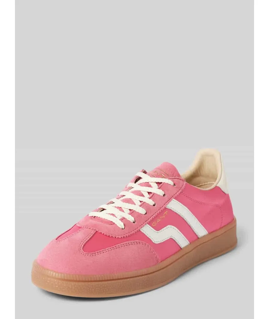 obrazek 1 Sneakersy z mieszanki skóry z detalem z logo model ‘CUZIMA’