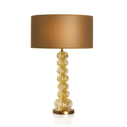Zdjęcie Stylowa lampa z kryształu z detalami z mosiądzu - Luxury Products