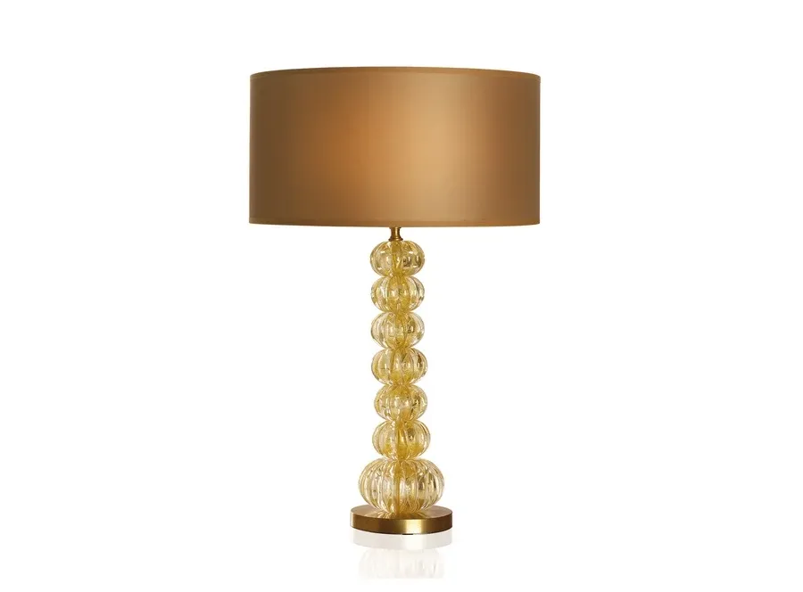 obrazek 1 Stylowa lampa z kryształu z detalami z mosiądzu - Luxury Products