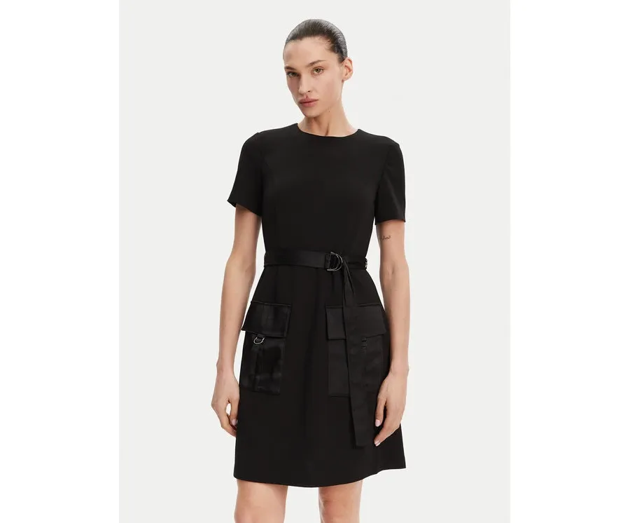 obrazek 1 DKNY Sukienka codzienna DD4J1E45 Czarny Slim Fit