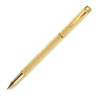 Picture Gold-plated Ecridor Chevron ballpoint pen