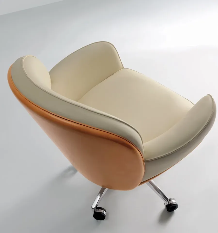 obrazek 2 Stylowy designerski skórzany fotel do wyjątkowych wnętrz – Mascheroni