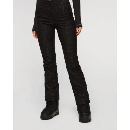 Zdjęcie Czarne Spodnie Narciarskie W Panterkę Damskie Sportalm