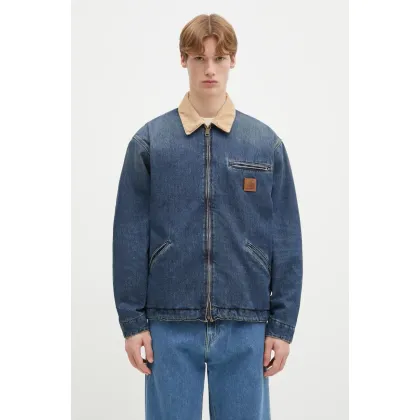 Zdjęcie Carhartt WIP kurtka jeansowa OG Detroit Jacket męska kolor niebieski przejściowa I034734.2XN4Q
