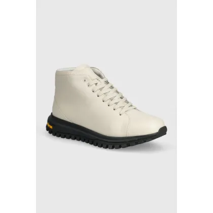 Zdjęcie VOR buty skórzane 7B męskie kolor beżowy 7B.Sandbaige