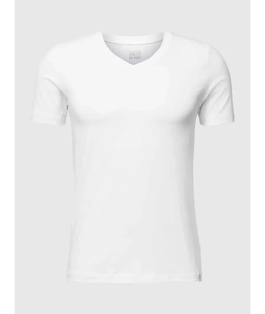 obrazek 1 T-shirt z dekoltem w serek