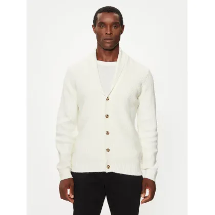 Zdjęcie Lindbergh Kardigan 30-804059B Biały Relaxed Fit