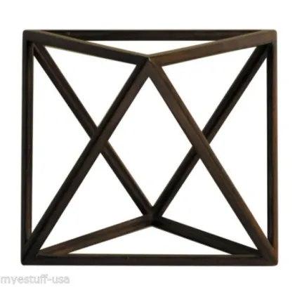 Zdjęcie Dekoracyjny Octahedron w kolorze czarnym - Authentic Models