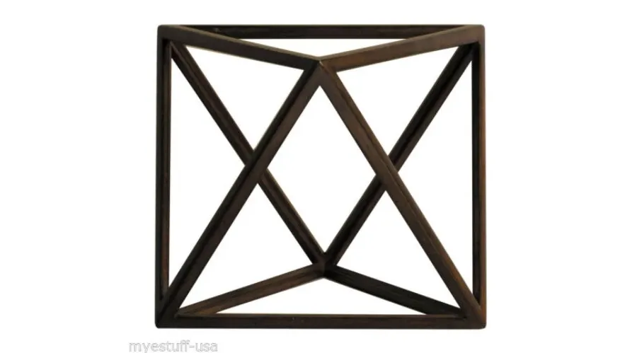 obrazek 1 Dekoracyjny Octahedron w kolorze czarnym - Authentic Models