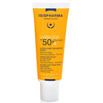 Zdjęcie Isispharma Uveblockv SPF50+ - Ultralekki fluid dry touch lekko tonujący 40ml Ultra Light 40 ml