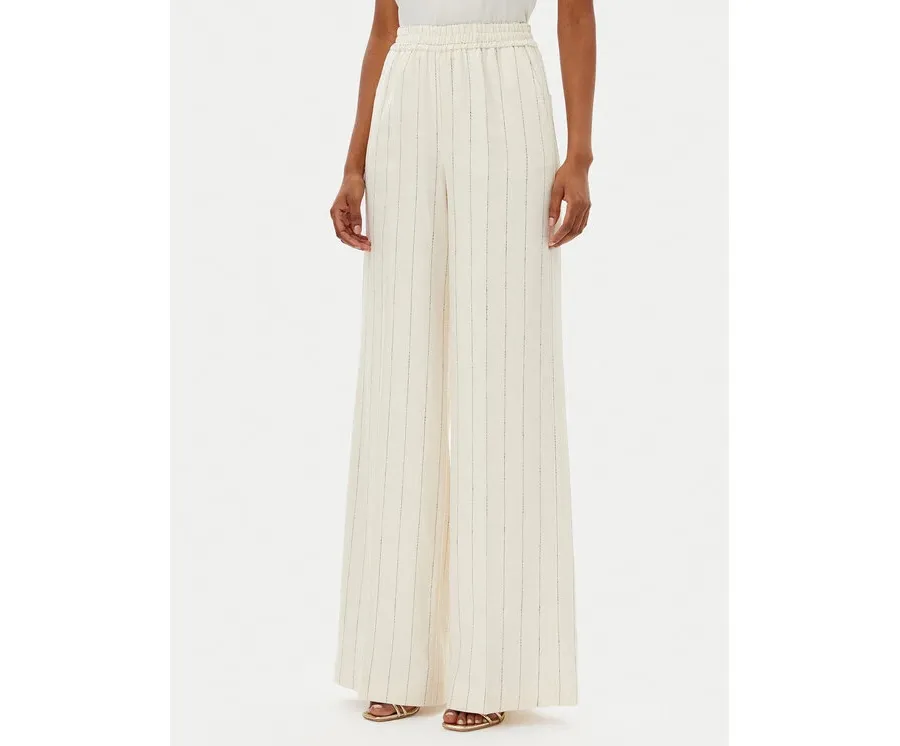 obrazek 1 Kontatto Spodnie palazzo MA3008C Écru Wide Leg