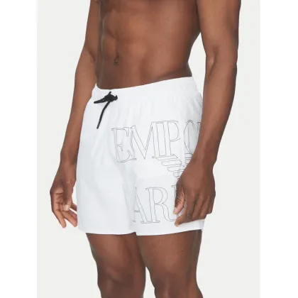 Zdjęcie Emporio Armani Underwear Szorty kąpielowe EM000583 AF12326 U0002 Biały Regular Fit