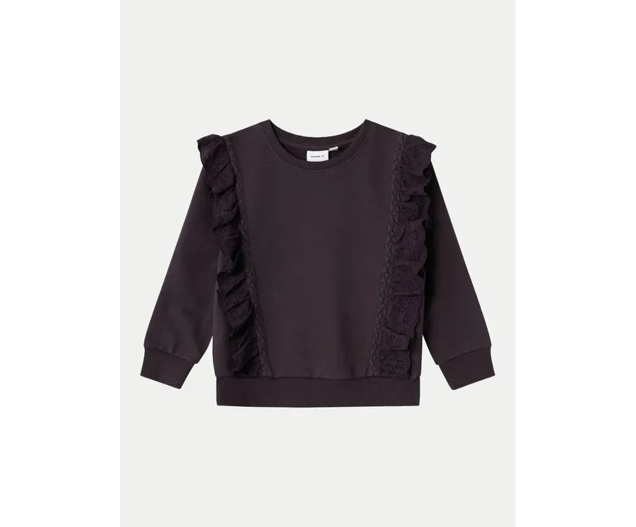 obrazek 1 NAME IT Bluza Luva 13232134 Fioletowy Regular Fit