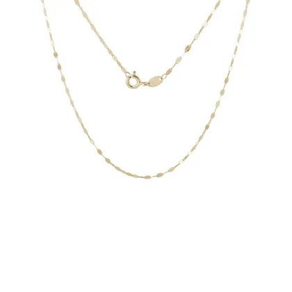 Zdjęcie Złoty łańcuszek typu Lip Chain o długości 42 cm KLENOTA