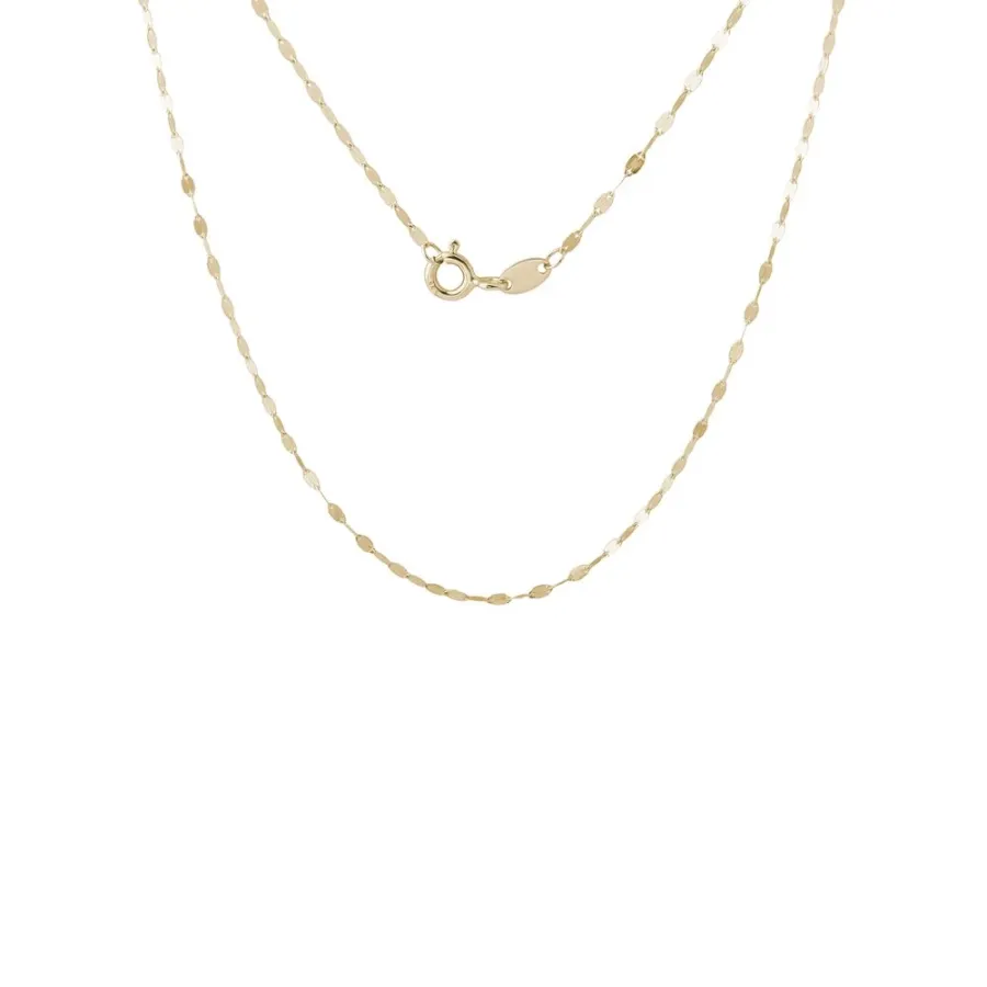 obrazek 1 Złoty łańcuszek typu Lip Chain o długości 42 cm KLENOTA
