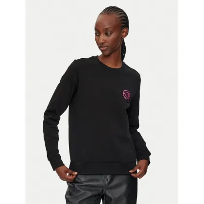 Zdjęcie KARL LAGERFELD Bluza 246W1816 Czarny Regular Fit