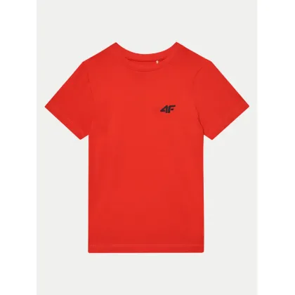 Zdjęcie 4F T-Shirt 4FJWMM00TTSHM1626 Czerwony Regular Fit