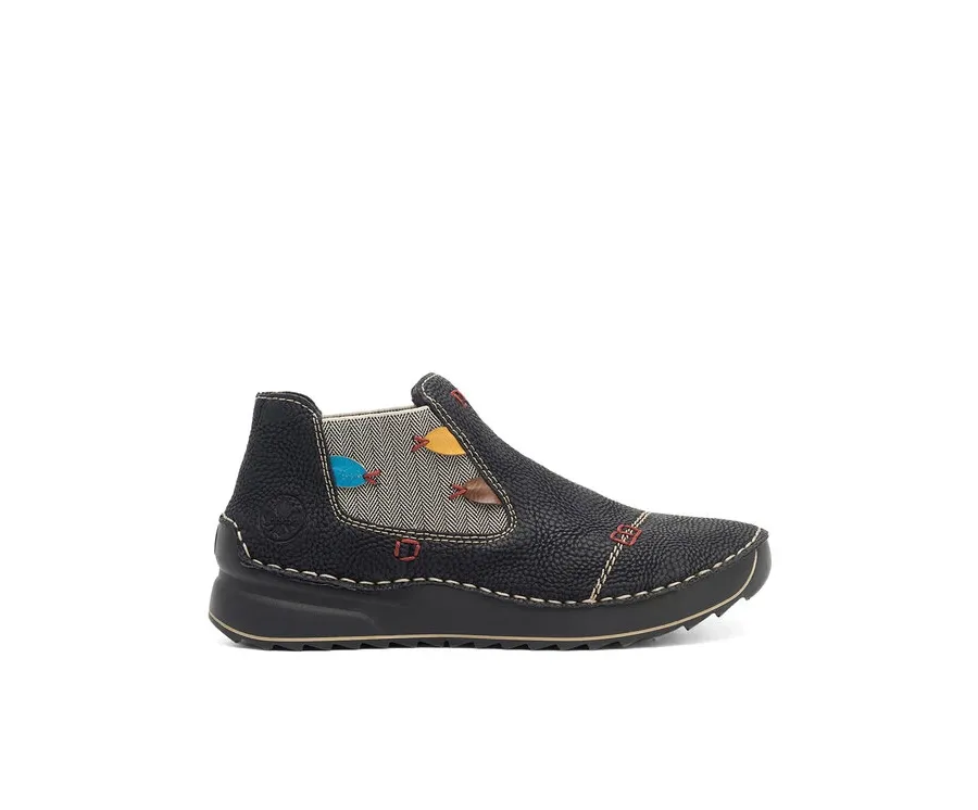 obrazek 1 Rieker Półbuty 51592-00 Czarny