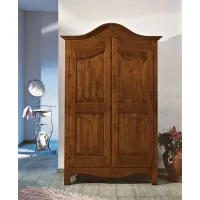Picture 2-door wardrobe complete with shelf and clothes rail - Zanini