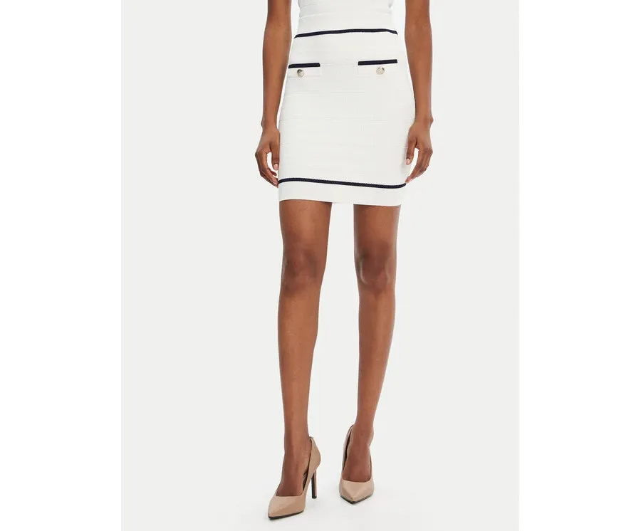 obrazek 1 Marciano Guess Spódnica mini 5RGD00 5640Z Biały Regular Fit