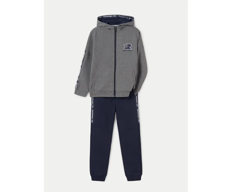 obrazek 1 Mayoral Dres 7842 Szary Regular Fit