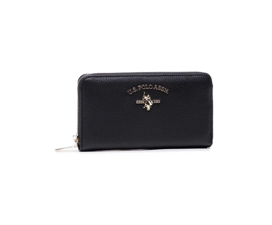 obrazek 1 U.S. Polo Assn. Duży Portfel Damski Stanford L Zip Wallet BEUSS5184WVP000 Czarny