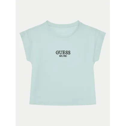 Zdjęcie Guess T-Shirt J4BI34 J1314 Błękitny Boxy Fit
