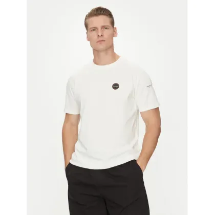 Zdjęcie Napapijri T-Shirt S-Badge NP0A4I3N Biały Regular Fit