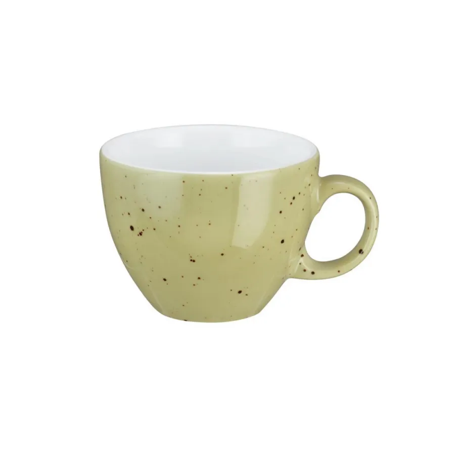 obrazek 1 Porcelanowa filiżanka do cappuccino w kolorze oliwki z Niemiec - Seltmann Weiden