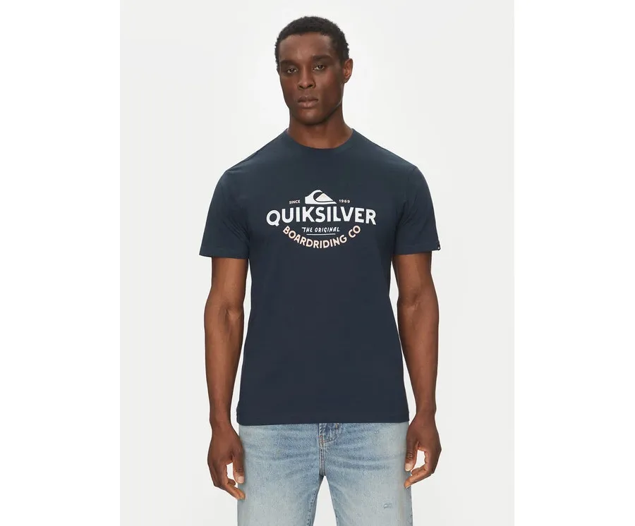 obrazek 1 Quiksilver T-Shirt EQYZT08064 Granatowy Regular Fit