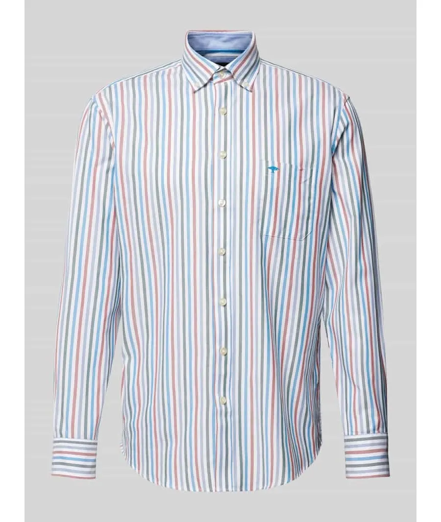obrazek 1 Koszula casualowa o kroju regular fit z kołnierzykiem typu button down