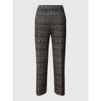 Zdjęcie Spodnie ze wzorem na całej powierzchni model ‘CHIARA’