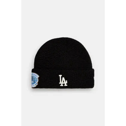 Zdjęcie New Era czapka SHORT CUFF BEANIE LOS ANGELES DODGERS kolor czarny 60565433
