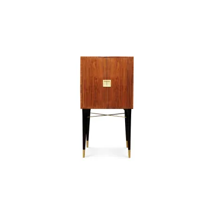 Picture Modern sideboard - walnut veneer construction - Porus Studio