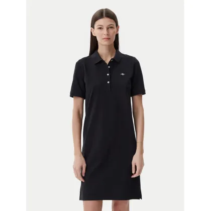 Zdjęcie Gant Sukienka codzienna Shield 4201529 Czarny Regular Fit