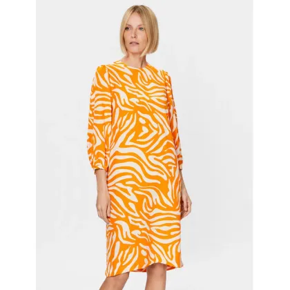 Zdjęcie Seidensticker Sukienka codzienna 60.134783 Pomarańczowy Regular Fit
