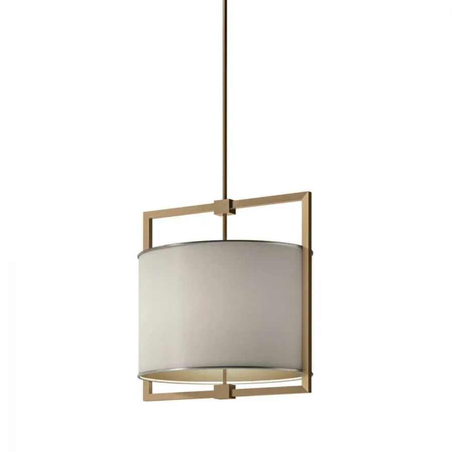 obrazek 1 Ekskluzywna pojedyncza lampa sufitowa z metalową ramą