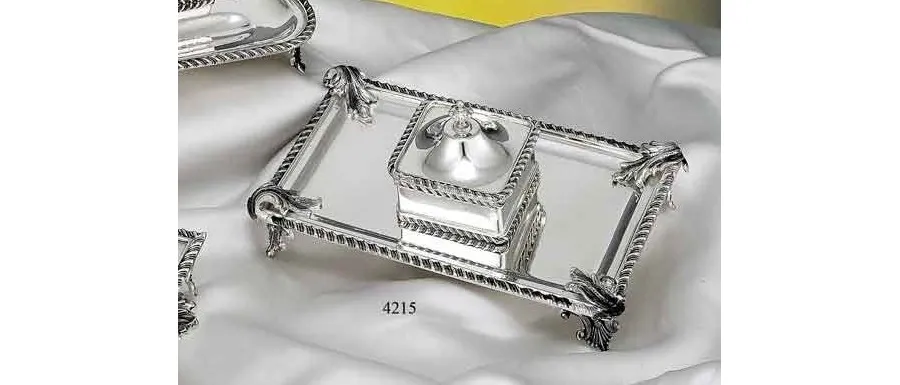 picture 1 Silver Inkwell Bicama 4215
