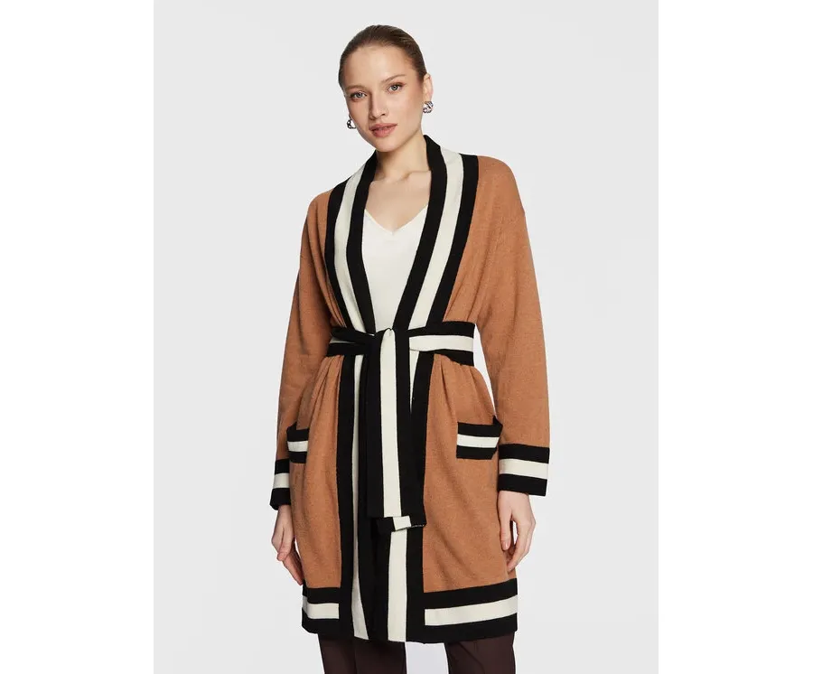obrazek 1 Marella Kardigan Medicea 33460128 Brązowy Regular Fit