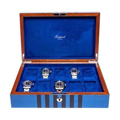 Picture An unusual wooden Labyrinth box for 10 watches