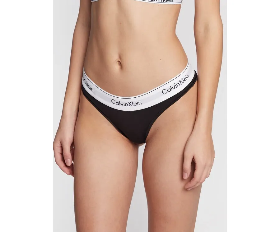 obrazek 1 Calvin Klein Underwear Figi brazylijskie 000QF5981E Czarny