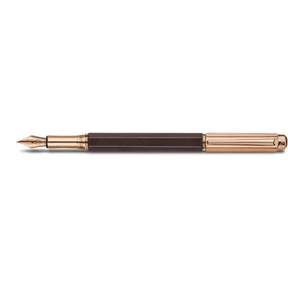 Picture Rose gold plated Varius Ebony fountain pen